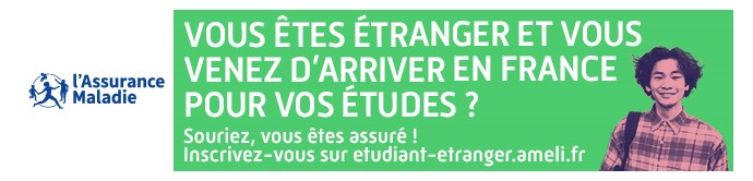 Vous êtes étranger et vous venez d'arriver en France pour vos études ? Souriez, vous êtes assuré ! Inscrivez-vous sur etudiant-etranger.ameli.fr