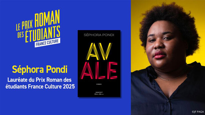 Séphora Pondi pour Avale, lauréate Prix Roman des étudiants 2025