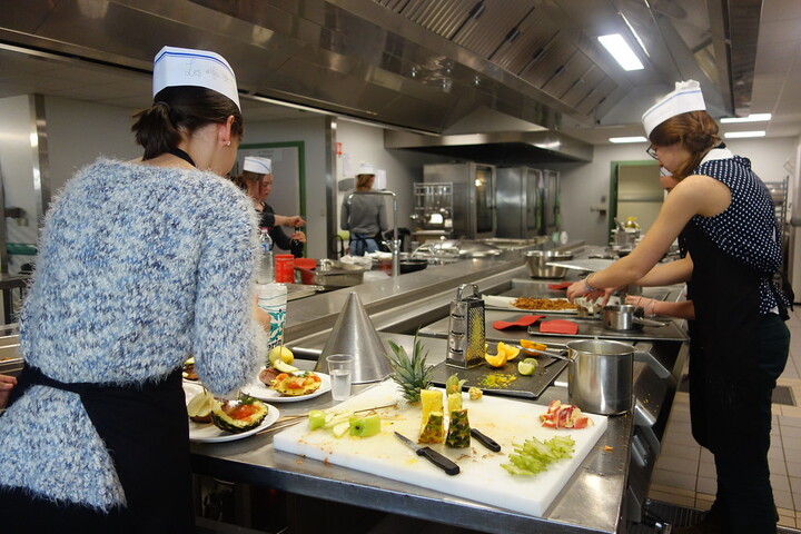 Cours de cuisine au Crous