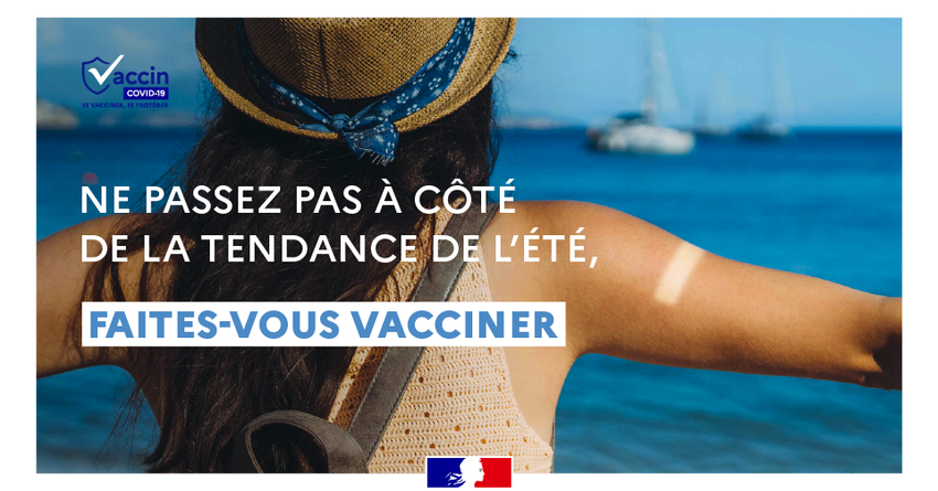 Ne passez à côté de la tendance de l'été. Faîtes-vous vacciner.